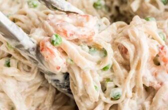Easy Cottage Cheese Alfredo with Shrimp (20 Minutes)