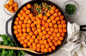 Sweet Potato Tater Tot Casserole