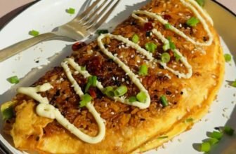 Crispy Fried Rice Omelette – Fit Foodie Finds