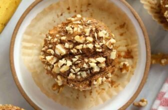 Banana Nut Muffins Recipe (Moist + Crunchy Top!)