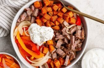 Philly Cheesesteak Bowl (Healthy + Meal-Prep Friendly)