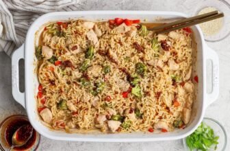 Easy Baked Ramen Noodles