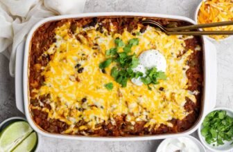 Easy Chicken Enchilada Casserole