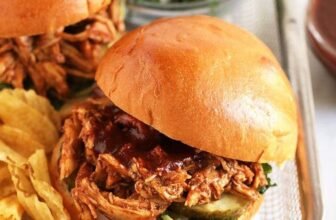 Pulled Chicken Crock Pot (Easy BBQ Chicken Recipe)
