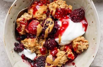 PB&J Protein Breakfast Crumble (40 Minutes!)