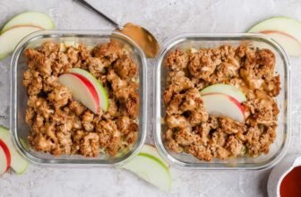 Protein Apple Crisp (Easy High-Protein Dessert)