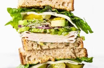 Turkey Mustard Sandwich with Herby Mayo