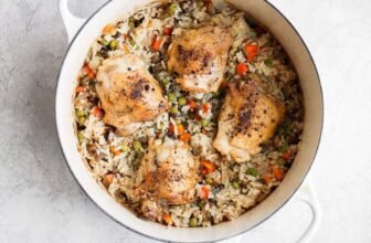 One Pot Chicken and Rice (Dutch Oven Recipe)