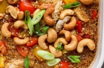 Cashew Chicken Casserole (High-Protein & Easy)
