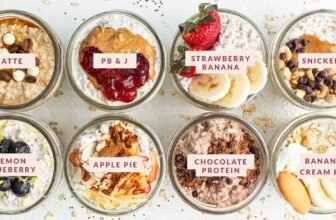 How to Make Overnight Oats + 8 Flavors