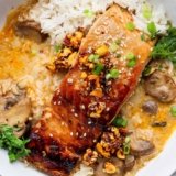 Brothy Salmon and Rice Recipe