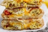 Breakfast Stuffed English Muffins (High-Protein!)