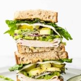 Turkey Mustard Sandwich with Herby Mayo