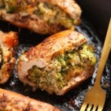Broccoli and Cheese Stuffed Chicken Breasts