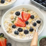 Lemon Cheesecake Overnight Oats – Fit Foodie Finds