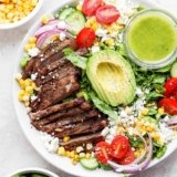 Steak Salad Recipe (The Best Dressing!)